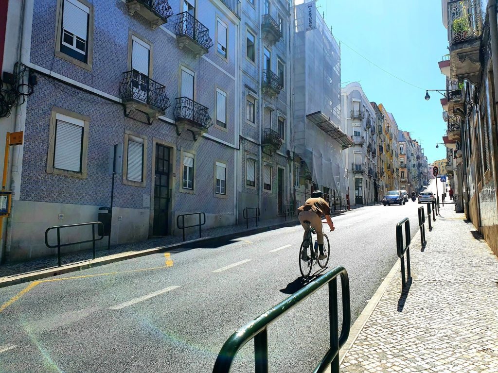 Uma ciclista